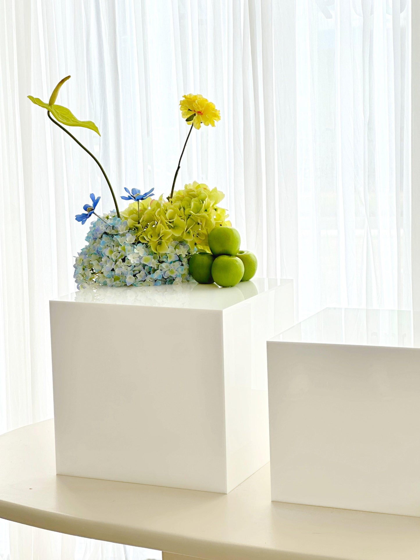 square plinths individuals