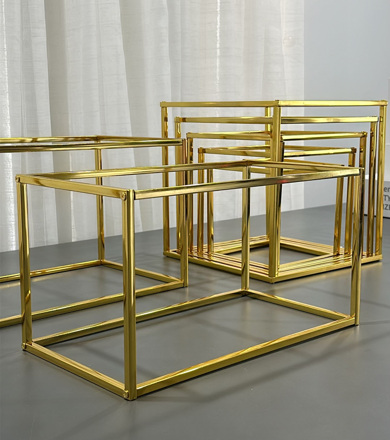 Gold framed Displays