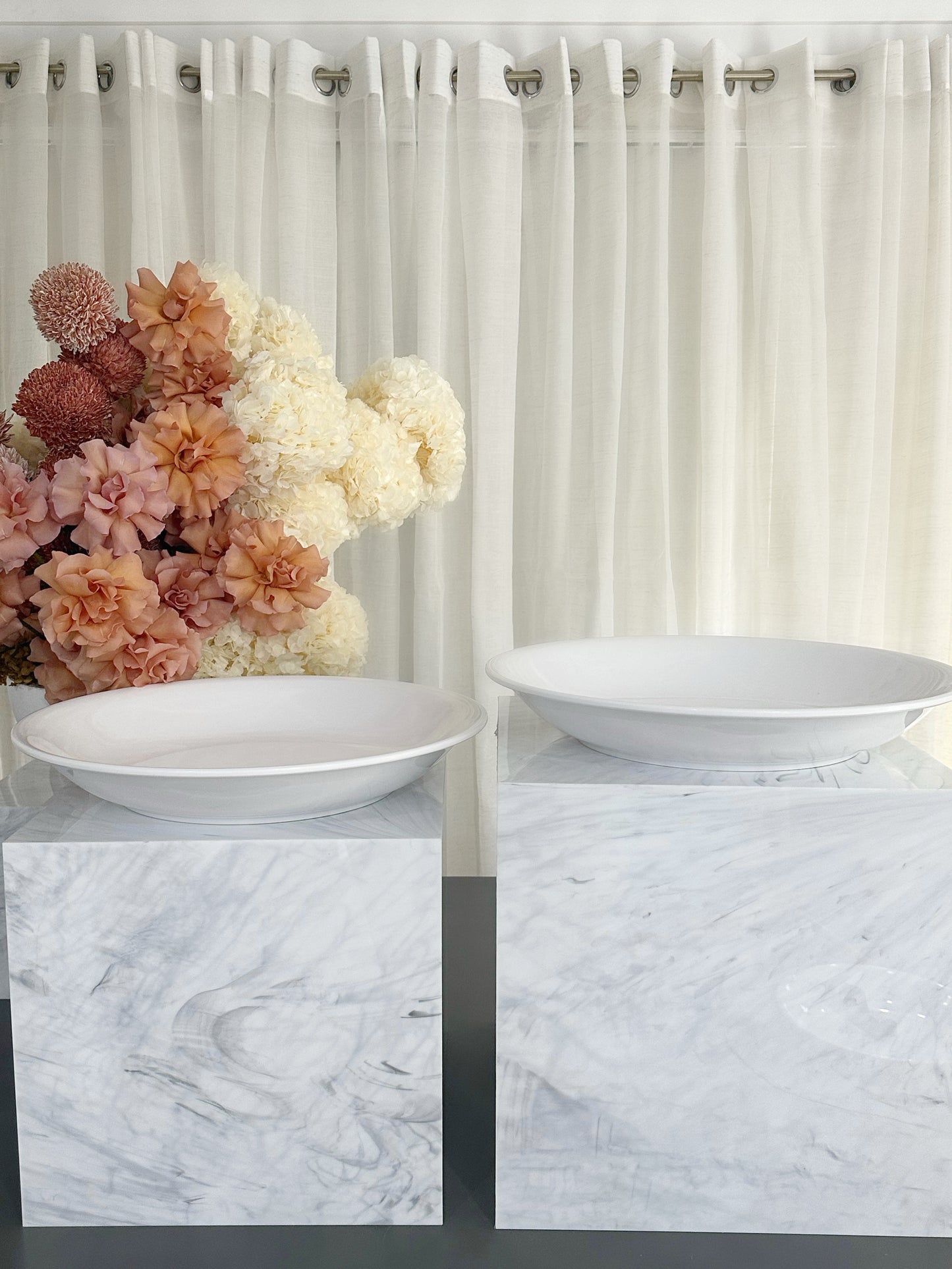 Large Marble Trio set