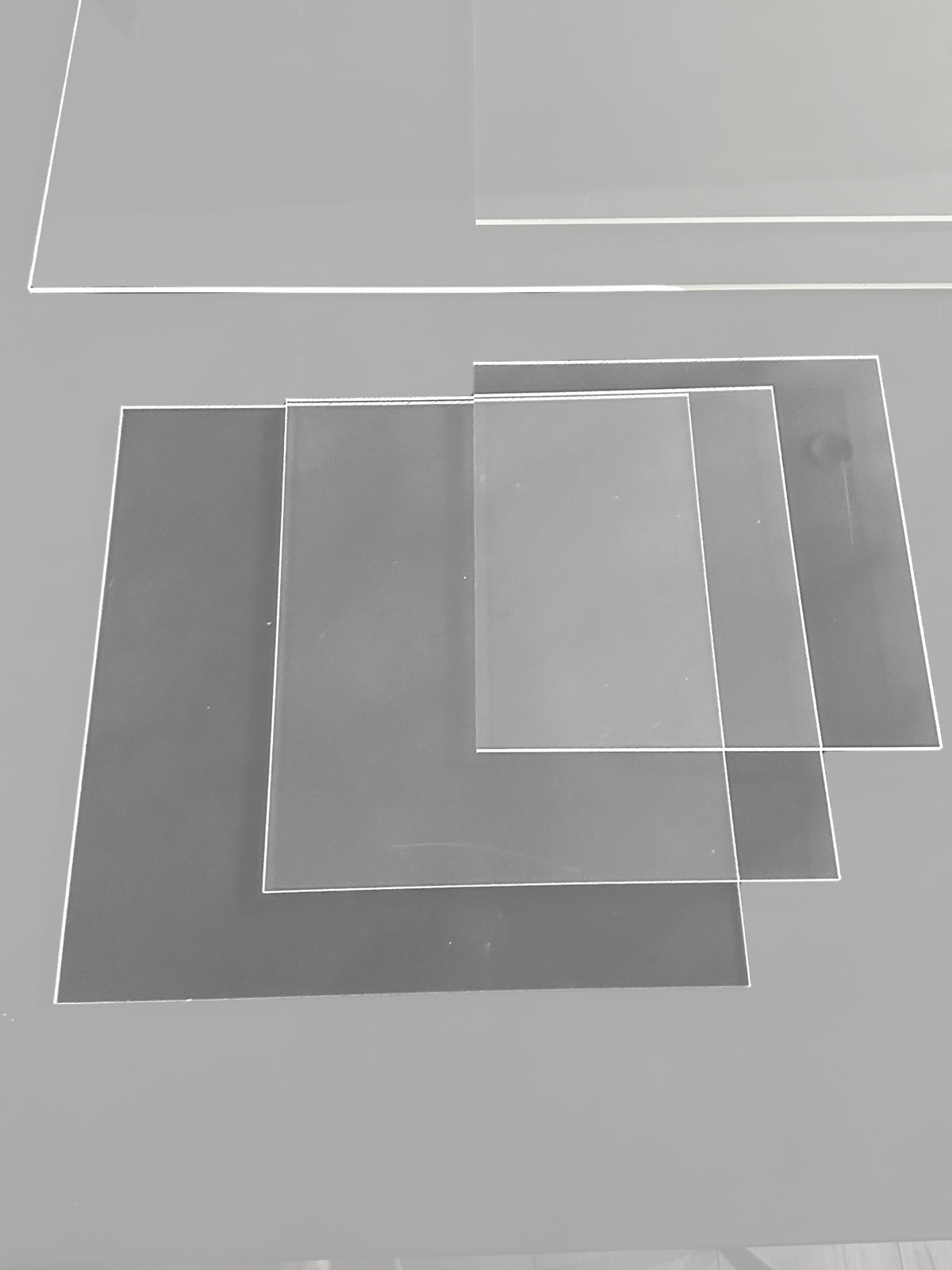 Acrylic Slating Flat acrylic slates set of 5 – Plinths.Sydney
