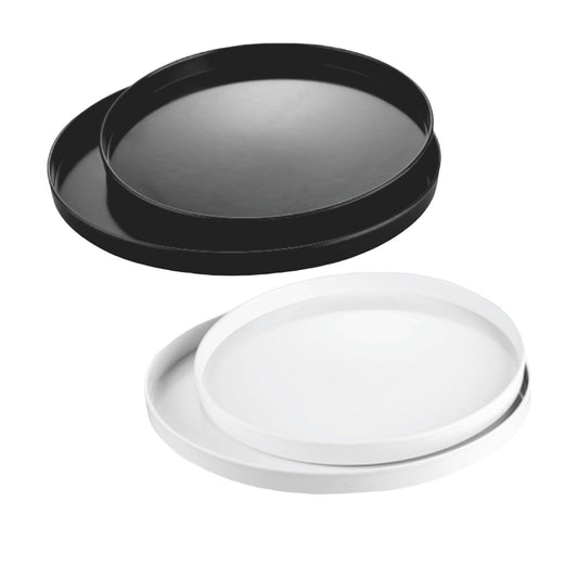 Premium 35cm Shallow Lip Platter Set - Elegant and Versatile Serving Platters